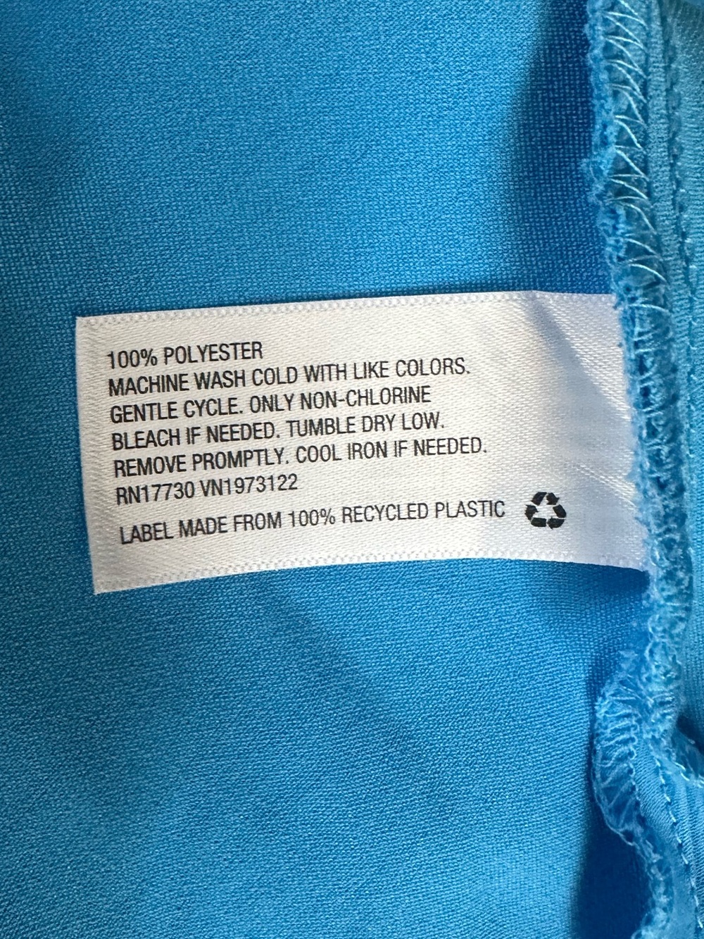 A New Day blue sleeveless v-neck slip dress size XL - NWT! - Picture 5 of 6